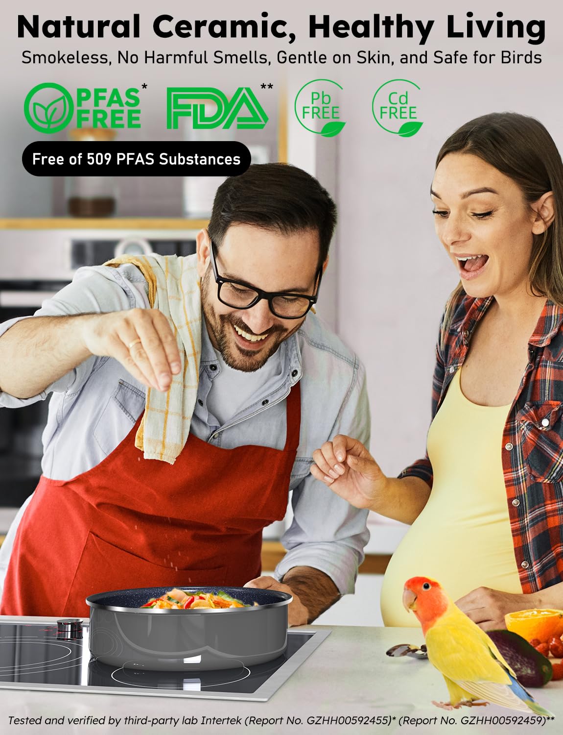 DUXANO induction-compatible base ensures rapid heating on all cooktops
