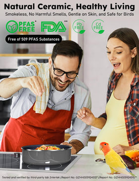 DUXANO induction-compatible base ensures rapid heating on all cooktops