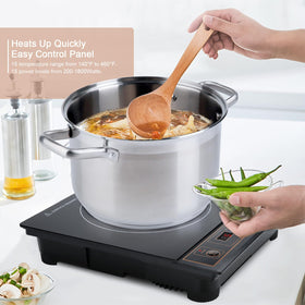 Duxtop 1800W induction cooktop power levels offer flexible heat control