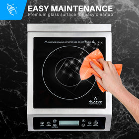 Duxtop ETL-listed induction cooker enhances safety and reliability in busy kitchens.