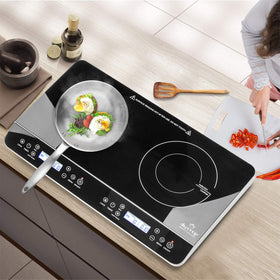 Duxtop LCD double induction cooktop compact kitchen solution for home or outdoors
