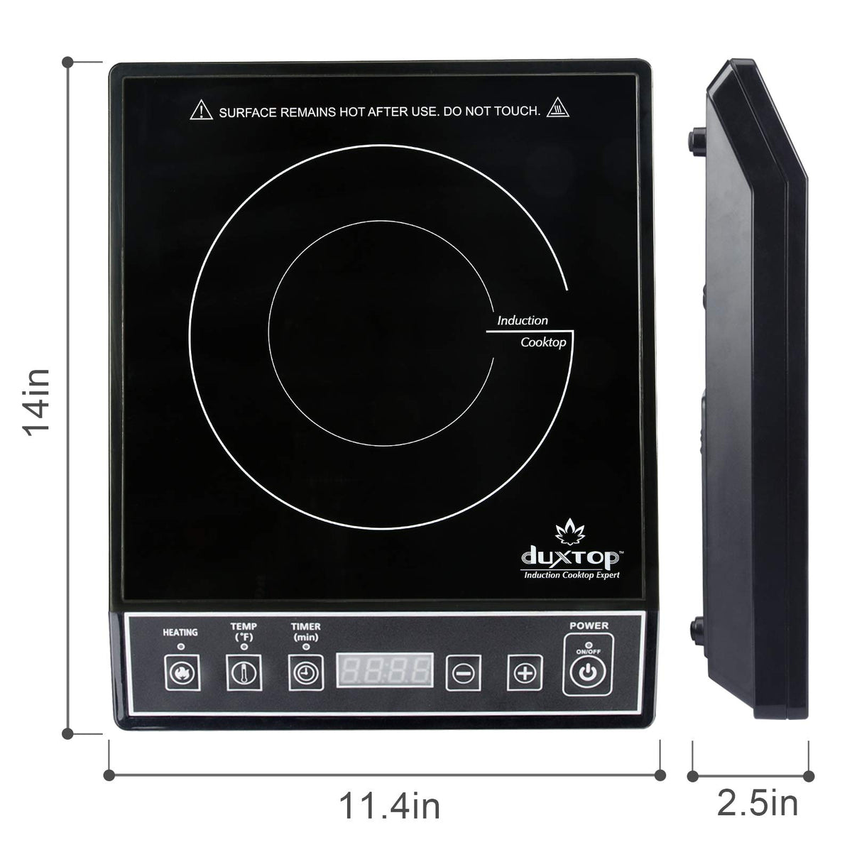 Duxtop portable induction burner in daily kitchen use