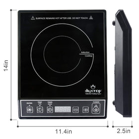 Duxtop portable induction burner in daily kitchen use