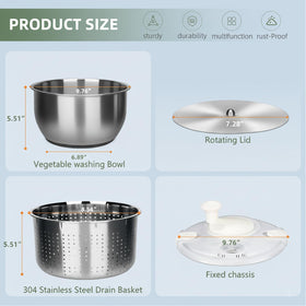 DuZhiLixon's 5-second spin dry for crisp greens and quick prep.