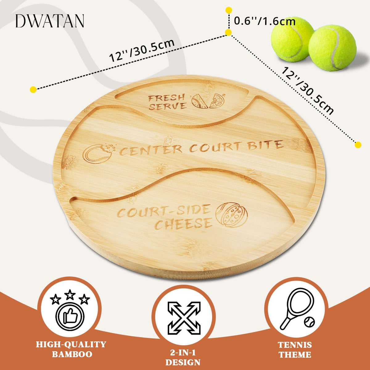 DWATAN gift-ready packaging for a tennis-themed present
