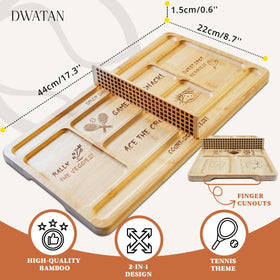DWATAN mineral oil finish protects bamboo from moisture and wear.