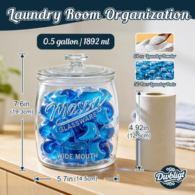 Dwbligt airtight lid keeps cookies fresh and aromas locked in.