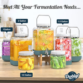 Dwbligt 2-pack supports bulk storage and batch fermentation options.