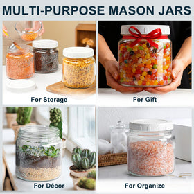 Dwbligt bulk-storage solution for flour, sugar, oats, pasta, and coffee.