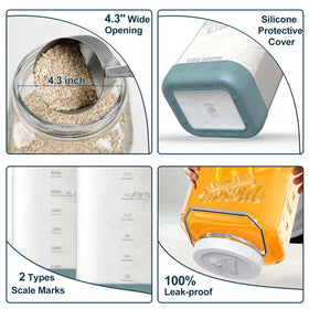 Dwbligt clear glass shows fermentation progress at a glance.
