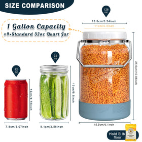 Dwbligt clear measurement marks help you brew sun tea or ferment confidently