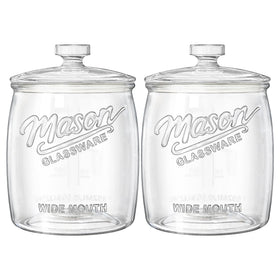 Dwbligt cookie jar with wide mouth keeps cookies fresh for baking.