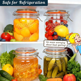 Dwbligt dishwasher-safe mason jar for simple cleanup