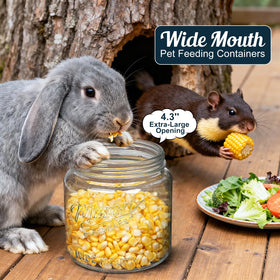 Dwbligt dishwasher-safe glass jars for effortless cleaning and reuse.