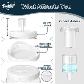 Dwbligt jars made from food-grade, BPA-free materials for versatile kitchen use.