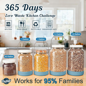 Dwbligt kitchen pantry storage container for cookies, flour, or sugar