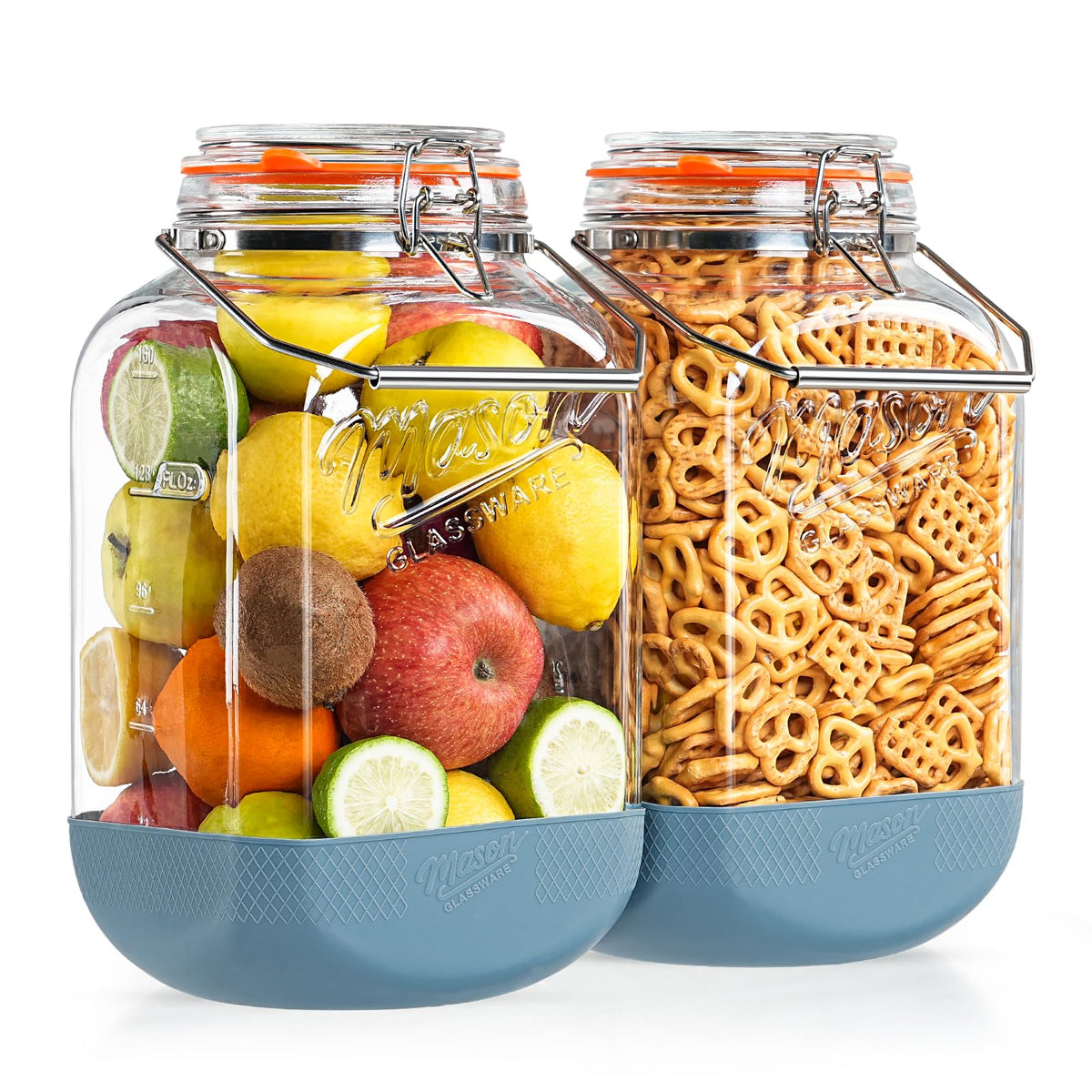 Dwbligt non-slip base keeps the jar steady.
