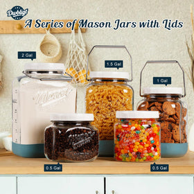 Dwbligt 2-pack with lids, handles, and covers offers a complete storage set.