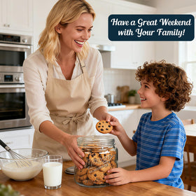 Dwbligt retro mason jar design adds vintage style to kitchen storage.