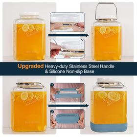 Dwbligt stackable design saves pantry space and improves organization.