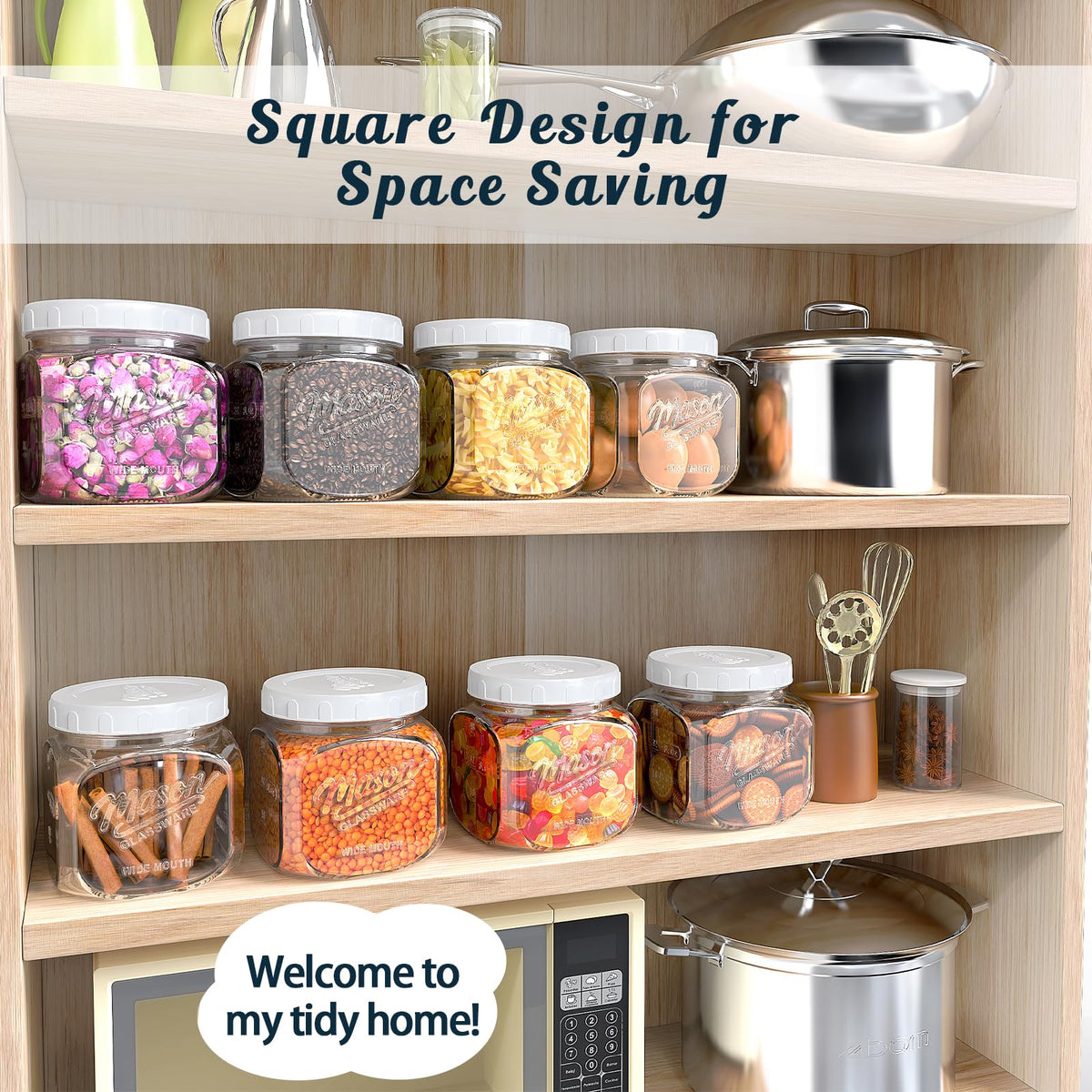 Dwbligt two-pack for pantry organization and gift-ready packaging.