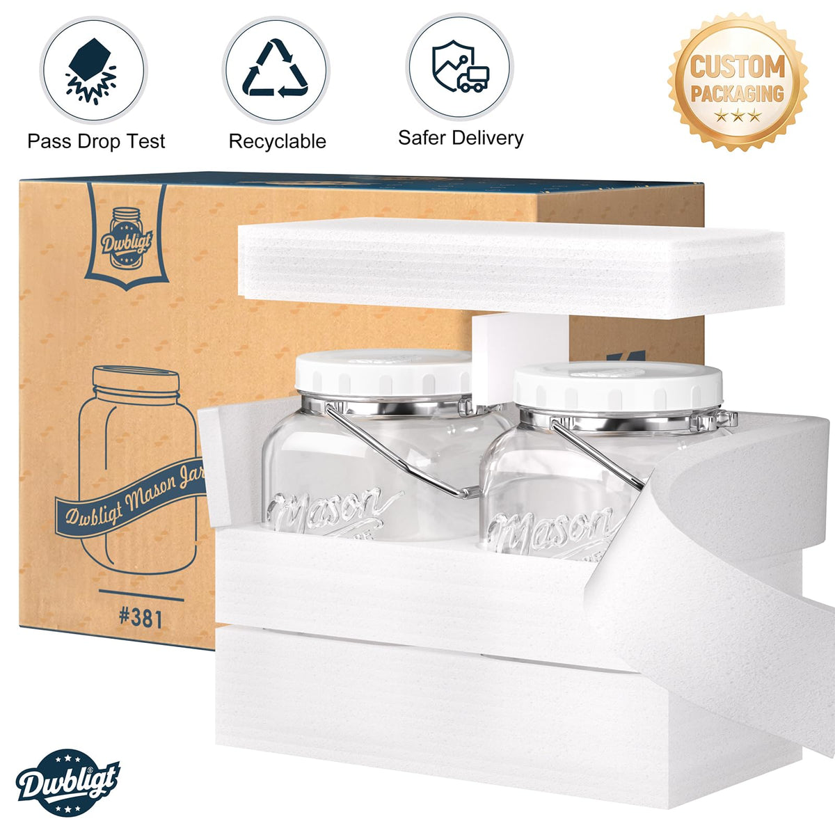 Dwbligt versatile two-pack supports bulk staples, canning, oils, and herbs.