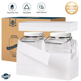 Dwbligt wide opening enables quick filling, scooping, and cleaning.