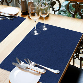 DWCCRURD navy placemats enhance dining ambiance for casual and festive meals