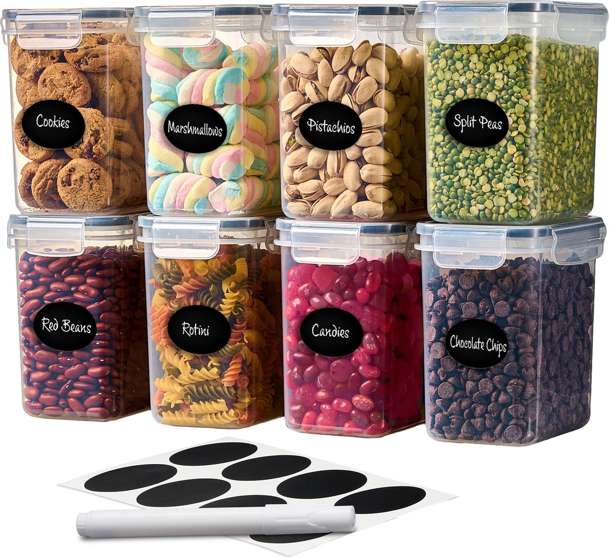 DWËLLZA KITCHEN airtight 1.4L container for pantry organization and freshness