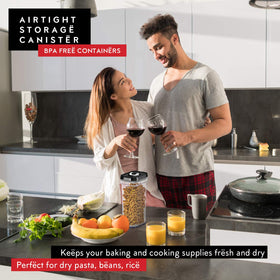 DWËLLZA KITCHEN BPA-free plastic preserves flavor without taint.
