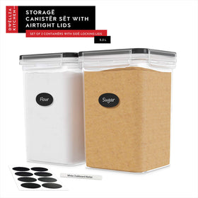 DWËLLZA KITCHEN 5.2 liter capacity fits bulk staples.