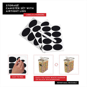 Dwellza Kitchen dishwasher-safe containers simplify cleaning routine.