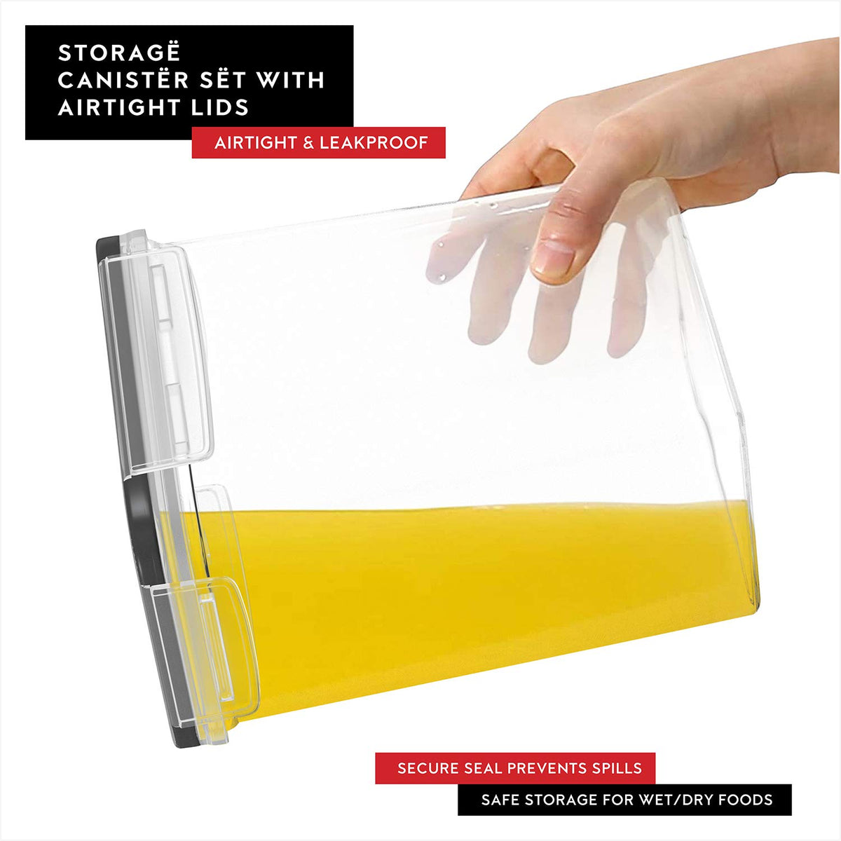 DWËLLZA KITCHEN see-through design lets you identify contents at a glance.