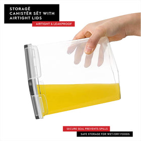 DWËLLZA KITCHEN side-lock lids seal moisture and keep snacks fresh