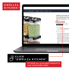 DWËLLZA KITCHEN stackable design saves vertical pantry space