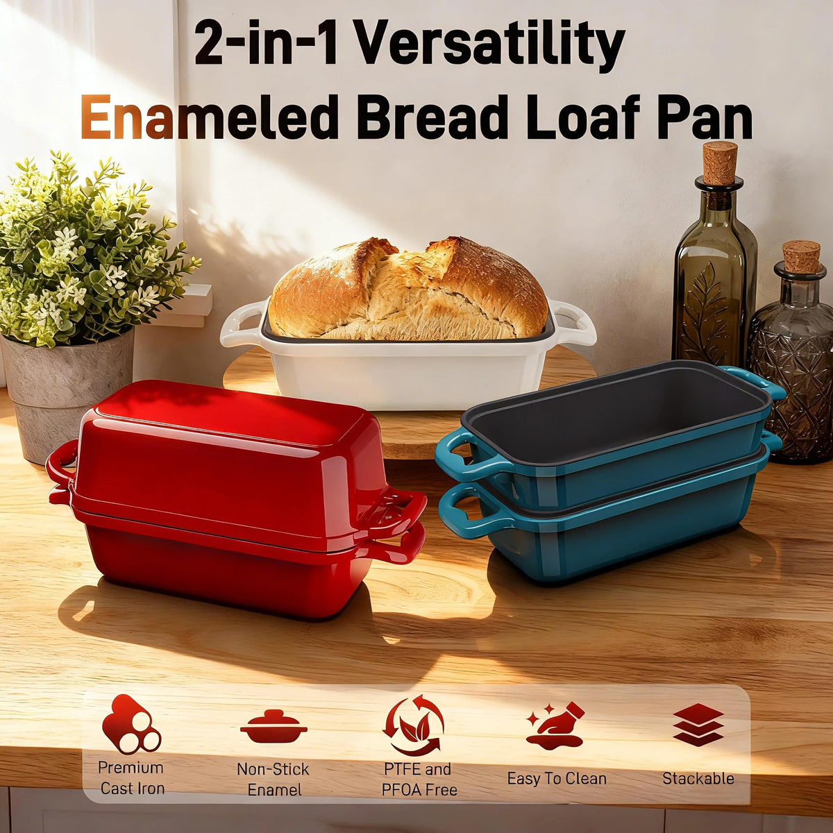 DYCYRQ easy-clean enamel coating resists stains for quick maintenance.