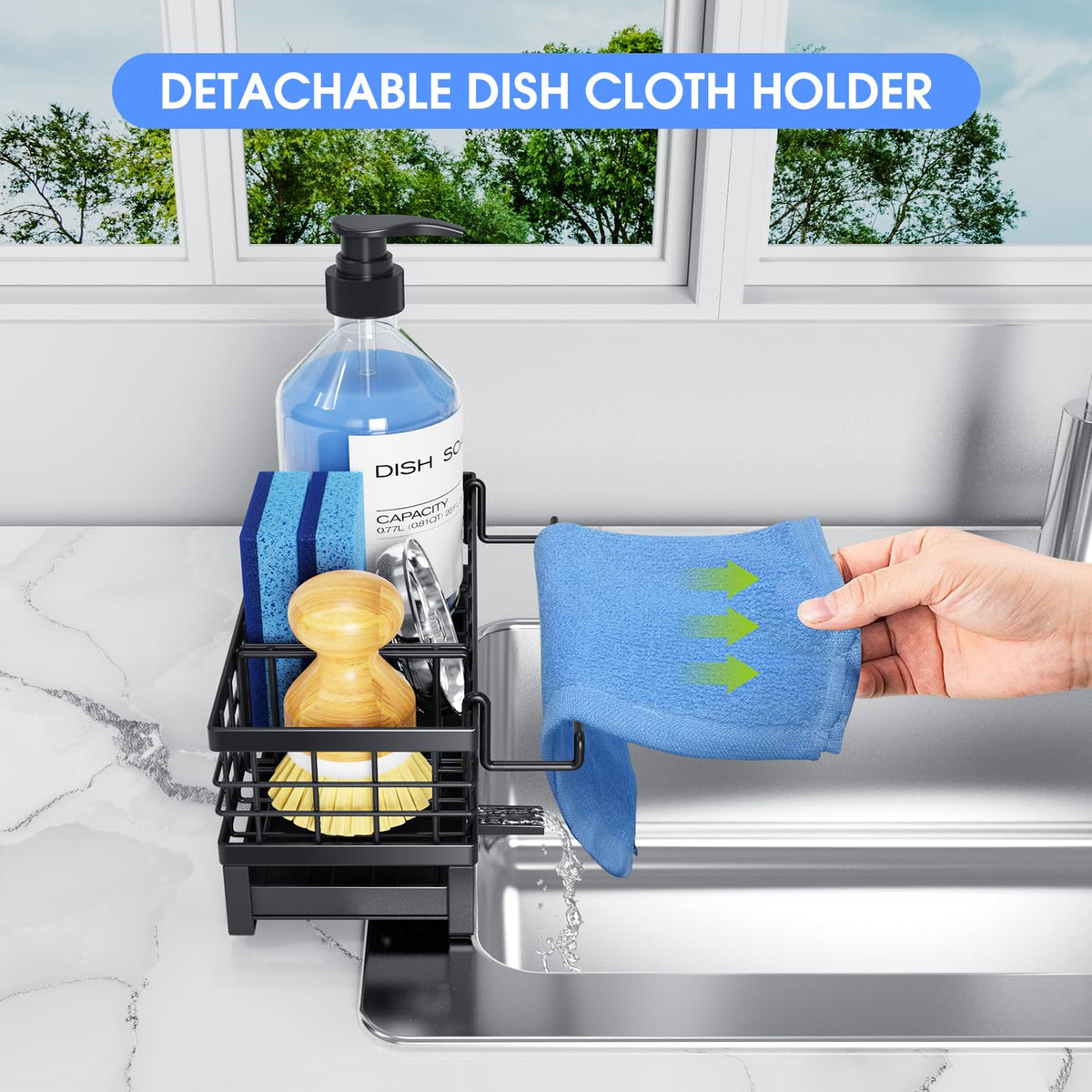 DYFVREN self-draining design directs water to the sink