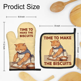 DYJYBMY pot holder set keeps counters safe during cooking.