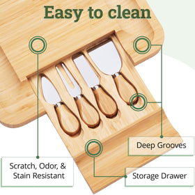Dynamic Gear cheese cutlery drawer keeps utensils neatly organized for serving