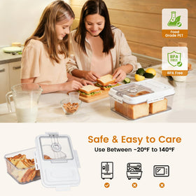 Dynta breadbox versatile fridge storage for vegetables and fruits.