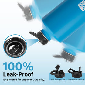 DYSANKY rugged outdoors-ready bottle resists scratches and daily wear.