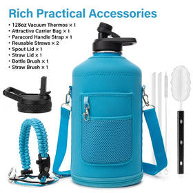 DYSANKY bottle with straw for easy hydration during workouts.