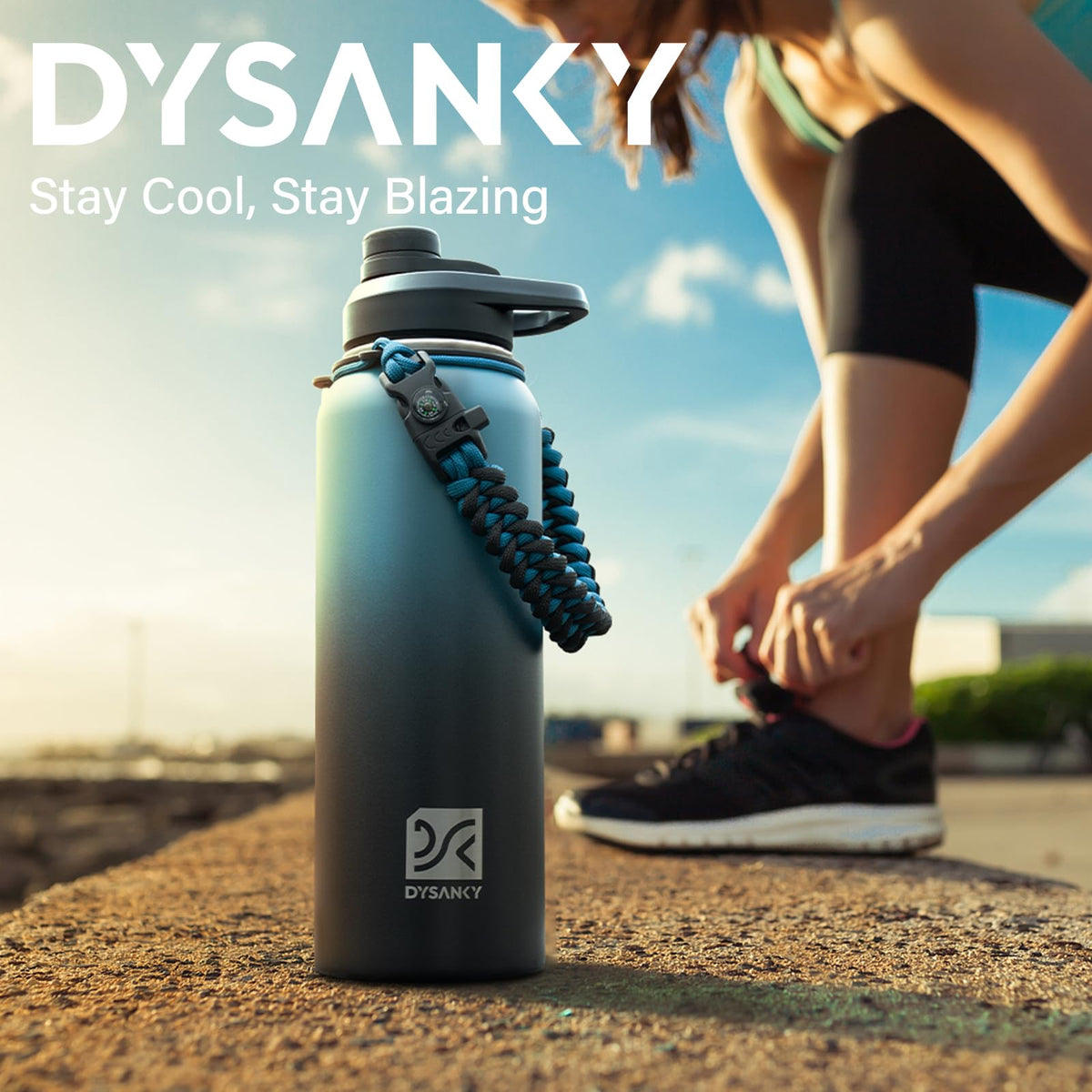 DYSANKY 40 oz bottle includes brushes and replacement straws.