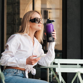 DYSANKY 32 oz bottle stays cold or hot longer for everyday hydration