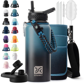 DYSANKY 32 oz insulated bottle close-up showing thick inner wall for temperature retention