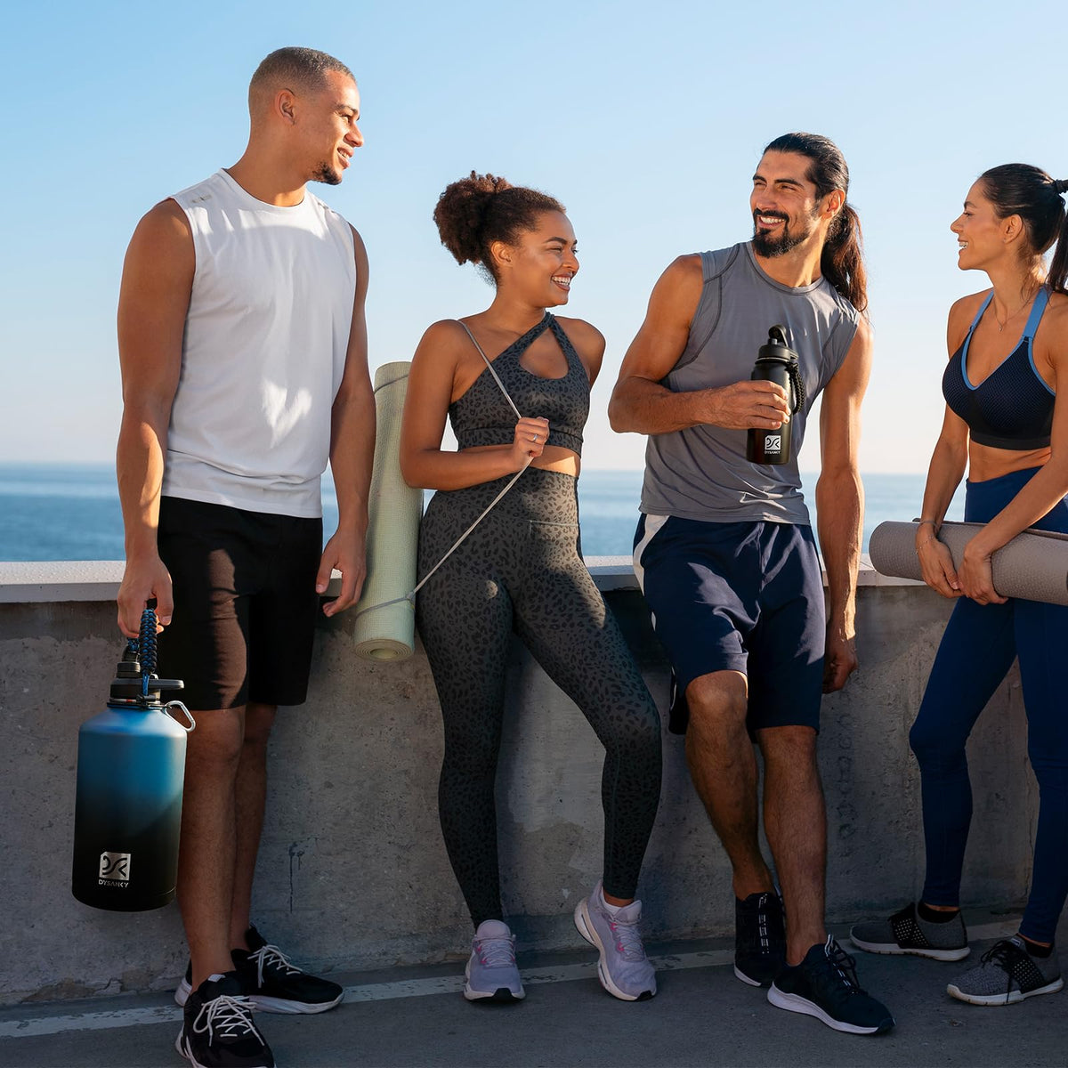 DYSANKY durable outer coating stands up to gym and outdoor use.