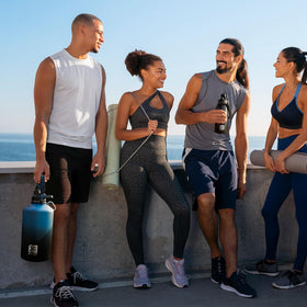 DYSANKY durable outer coating stands up to gym and outdoor use.