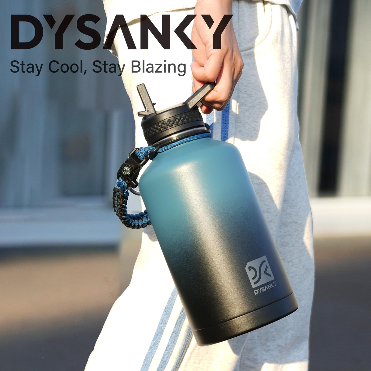 DYSANKY colorful powder-coated exterior resists scratches