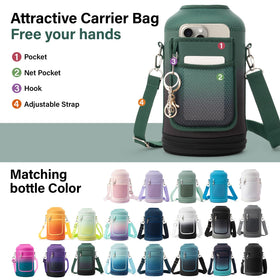 DYSANKY bottle with scratch resistant coating maintains sleek look
