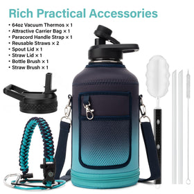 DYSANKY bottle straw enables easy sipping during workouts and outdoor adventures.